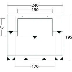 Clearance BACKROADS AWNING ROOM - Busvorzelt Autodachzelte Und Dachträger