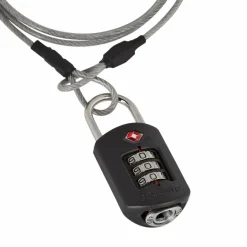Pacsafe Sicherheitsausrüstung^PROSAFE 1000 COMBINATION LOCK WITH STEEL CABLE - Gepäcksicherung