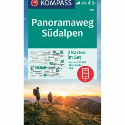 Best PANORAMAWEG SÜDALPEN 218 1:50000 - Wanderkarte Wanderkarten Und Winterkarten|Wanderkarten Und Winterkarten