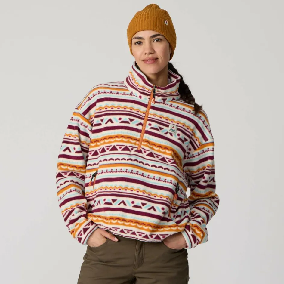 Damen Passenger Clothing Pullover Und Fleecepullover^AYLA RECYCLED MICRO POLARTEC FLEECE Damen - Fleecepullover