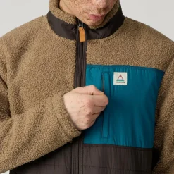 Herren Passenger Clothing Pullover Und Fleecepullover|Outdoorjacken^BORN EXPLORER RECYCLED POLAR-LINED SHERPA FLEECE Herren - Fleecejacke