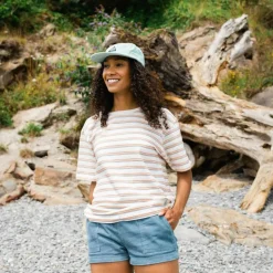 Damen Passenger Clothing Shirts Und Tops^RETRO VIBES ORGANIC COTTON T-SHIRT Damen - T-Shirt