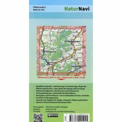 Wanderkarten Und Winterkarten|Wanderkarten Und Winterkarten^PFÄLZERWALD 2. BLATT 42-550, 1 : 25 000 - Wanderkarte