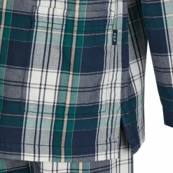 Kinder POLARN O. PYRET Kinder Funktionsunterwäsche^JAMMIES - CHECK PYJAMAS SET CHECKED Kinder - Funktionsunterwäsche