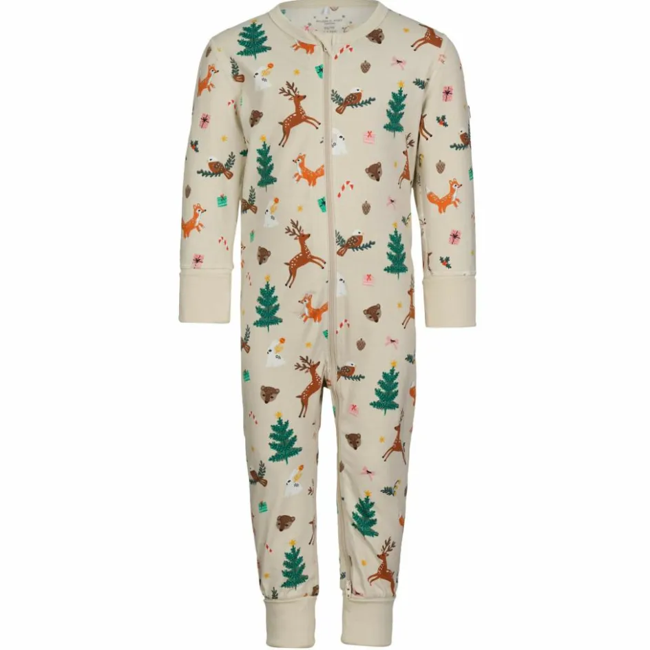 Kinder POLARN O. PYRET Kinder Funktionsunterwäsche^SLUMBER - WONDERLAND PYJAMAS OVERALL AOP Kinder - Overall