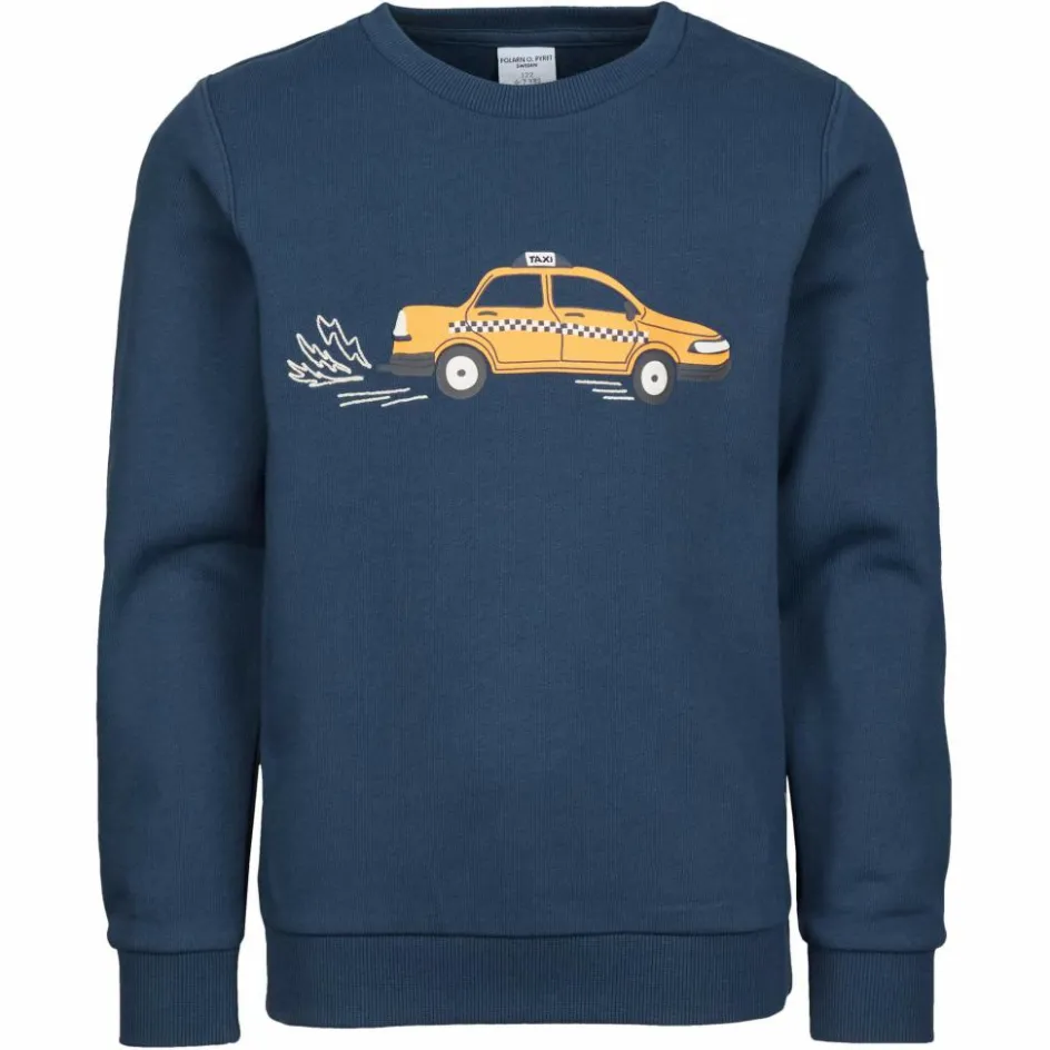Kinder POLARN O. PYRET Kinder Fleecejacken Und Kinderpullover^THINK - TAXI SWEATERS PRINTED Kinder - Sweatshirt