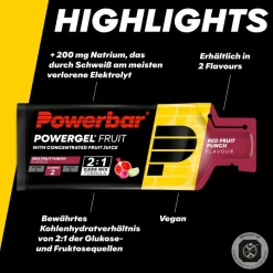 PowerBar Verpflegung^PB POWERGEL FRUIT (41GX24) PACKAGE - Energiedrink