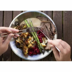 Clearance LEISURE CUTLERY PALE BLUE - Campingbesteck Campingtöpfe Und Campinggeschirr