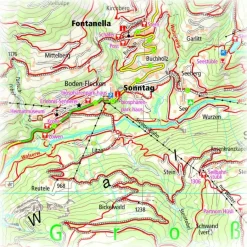 Wanderkarten Und Winterkarten|Wanderkarten Und Winterkarten^PUBLICPRESS BREGENZER WALD 1:35.000 - Wanderkarte