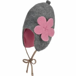 Kinder Pure Pure by Bauer Accessoires Für Kinder^ZIPFEL FLEECE BLUME Kinder - Wollmütze