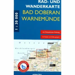 Fahrradkarten|Wanderkarten Und Winterkarten^RAD- UND WANDERKARTE BAD DOBERAN, WARNEMÜNDE