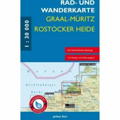 Fahrradkarten|Wanderkarten Und Winterkarten^RAD- UND WANDERKARTE GRAAL-MÜRITZ, ROSTOCKER HEIDE