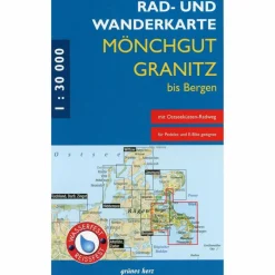 Fahrradkarten|Wanderkarten Und Winterkarten^RAD- UND WANDERKARTE MÖNCHGUT, GRANITZ, BIS BERGEN