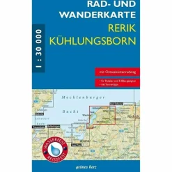 Fahrradkarten|Wanderkarten Und Winterkarten^RAD- UND WANDERKARTE RERIK/KÜHLUNGSBORN - Fahrradkarte