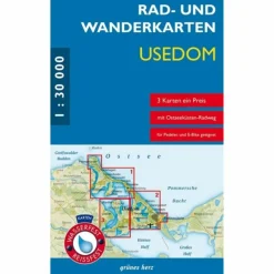 Hot RAD- UND WANDERKARTEN-SET: USEDOM Fahrradkarten|Fahrradkarten