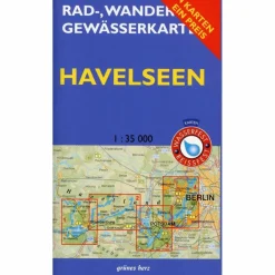 New RAD-, WANDER- UND GEWÄSSERKARTEN-SET: HAVELSEEN - Fahrradkarte Fahrradkarten|Gewässerkarten