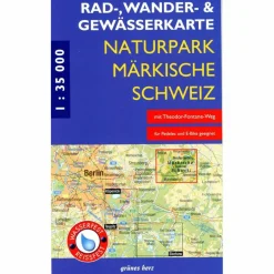Fahrradkarten|Gewässerkarten^RAD-, WANDER- UND GEWÄSSERKARTE NATURPARK MÄRKISCHE SCHWEIZ
