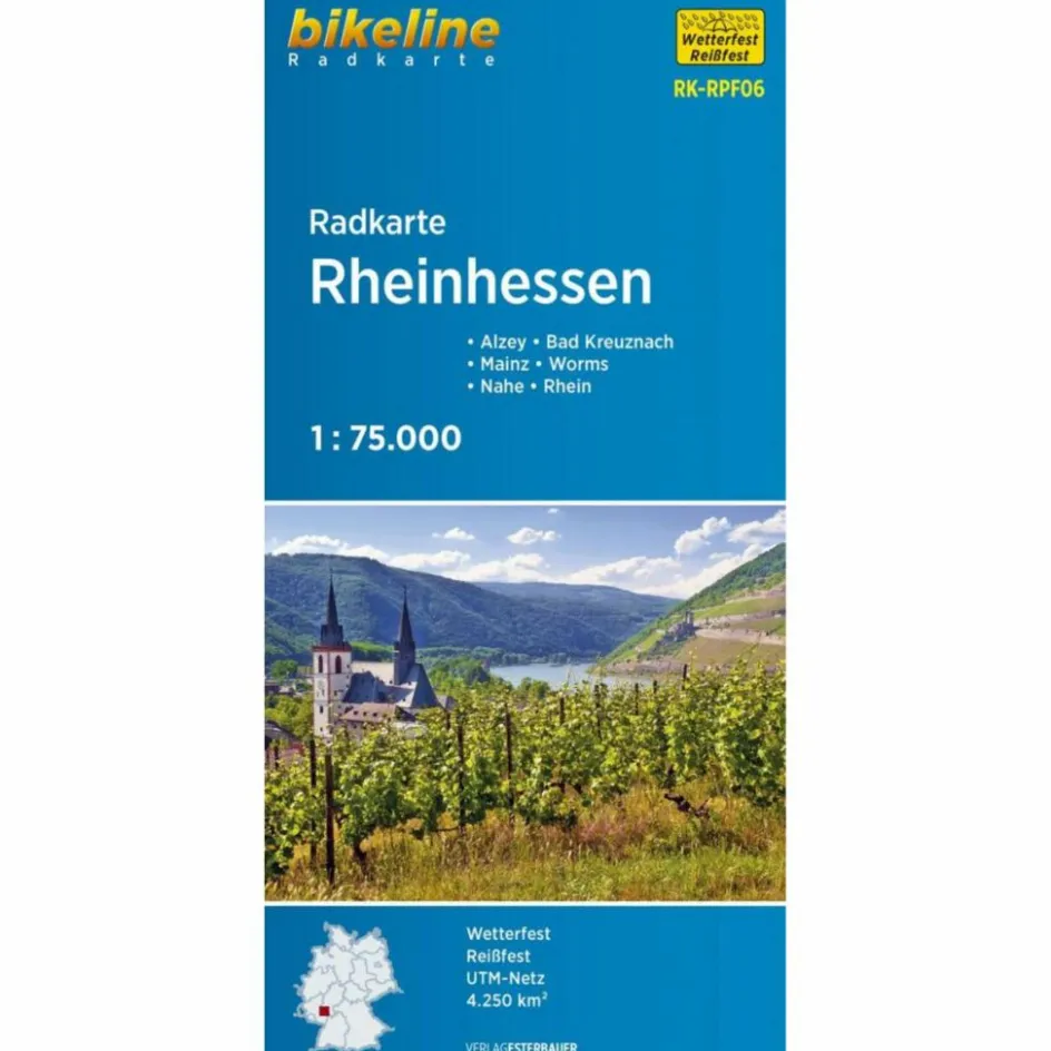 RADKARTE RHEINHESSEN 1 : 75.000 (RK-RPF06) - Fahrradkarte Fahrradkarten|Fahrradkarten