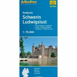 Outlet RADKARTE SCHWERIN LUDWIGSLUST (RK-MV04) - Fahrradkarte Fahrradkarten|Fahrradkarten