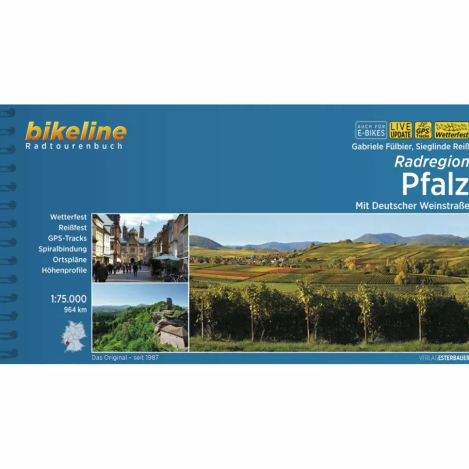 Radwanderführer Und Mountainbikeführer^RADREGION PFALZ - Radwanderführer