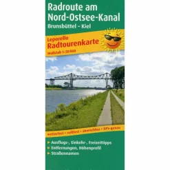 Online RADROUTE NORD-OSTSEE-KANAL 1 : 50 000 - Fahrradkarte Fahrradkarten|Fahrradkarten