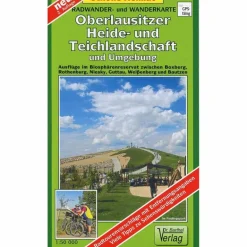 Fahrradkarten|Wanderkarten Und Winterkarten^RADWANDER- UND WANDERKARTE OBERLAUSITZER - Wanderkarte