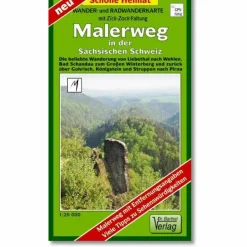 Fahrradkarten|Wanderkarten Und Winterkarten^RADWANDER- UND WANDERKARTE MALERWEG - Wanderkarte