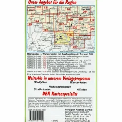 Fahrradkarten|Wanderkarten Und Winterkarten^RADWANDER- UND WANDERKARTE BAYRISCHES VO - Wanderkarte
