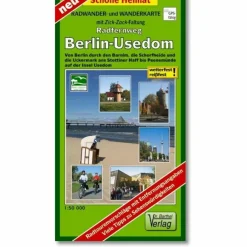 New RADWANDER- UND WANDERKARTE RADWEG BERLIN - Wanderkarte Fahrradkarten|Wanderkarten Und Winterkarten