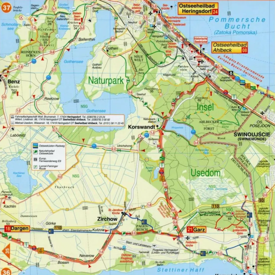 New RADWANDER- UND WANDERKARTE RADWEG BERLIN - Wanderkarte Fahrradkarten|Wanderkarten Und Winterkarten