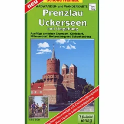 Fahrradkarten|Wanderkarten Und Winterkarten^RADWANDER- UND WANDERKARTE PRENZLAU, UCKERSEEN - Wanderkarte