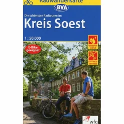 Fahrradkarten|Fahrradkarten^RADWANDERKARTE BVA DIE SCHÖNSTEN RADTOUREN IM KREIS SOEST - Fahrradkarte