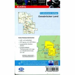 RADWANDERKARTE BVA RADWANDERN IM OSNABRÜCKER LAND 1:60.000 - Fahrradkarte Fahrradkarten|Fahrradkarten