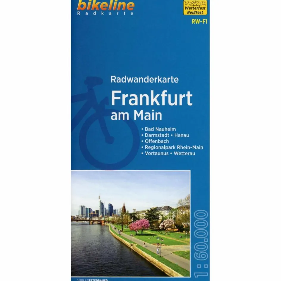 Fahrradkarten|Fahrradkarten^RADWANDERKARTE FRANKFURT AM MAIN 1 : 60 000 - Fahrradkarte