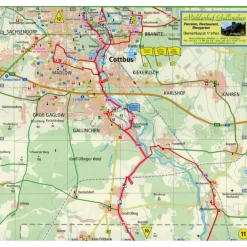 Online RADWANDERKARTE SPREERADWEG 1 : 50 000 - Fahrradkarte Fahrradkarten|Fahrradkarten
