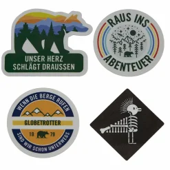 Sale REFLECTIVE 4ER GLOBETROTTER LOGO SET - Fahrradzubehör Reflektierendes Zubehör|Fahrradzubehör