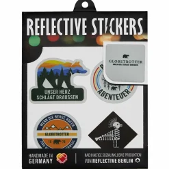 Sale REFLECTIVE 4ER GLOBETROTTER LOGO SET - Fahrradzubehör Reflektierendes Zubehör|Fahrradzubehör