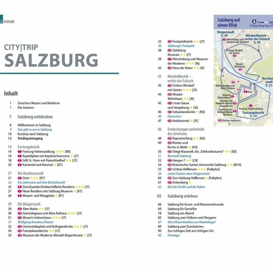 Hot REISE KNOW-HOW CITYTRIP SALZBURG - Reiseführer Reiseführer Mitteleuropa