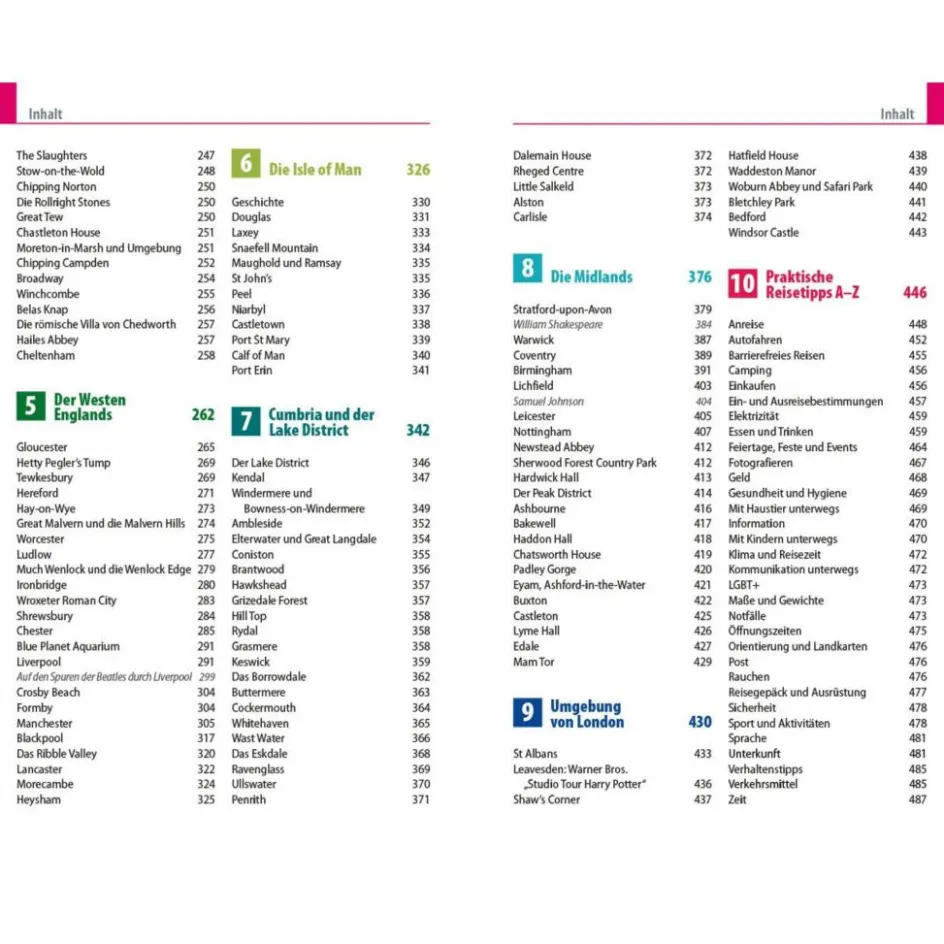 Discount REISE KNOW-HOW ENGLAND - NORDEN UND MITTE - Reiseführer Reiseführer Westeuropa