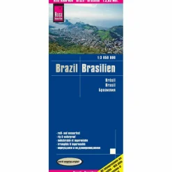 Straßenkarten|Straßenkarten^REISE KNOW-HOW LANDKARTE BRASILIEN 1:3.850.000 - Straßenkarte