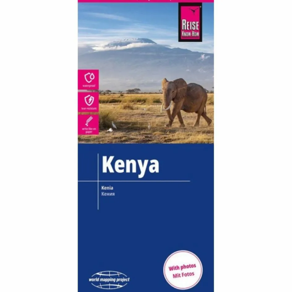 New REISE KNOW-HOW LANDKARTE KENIA / KENYA (1:950.000) - Straßenkarte Straßenkarten|Straßenkarten