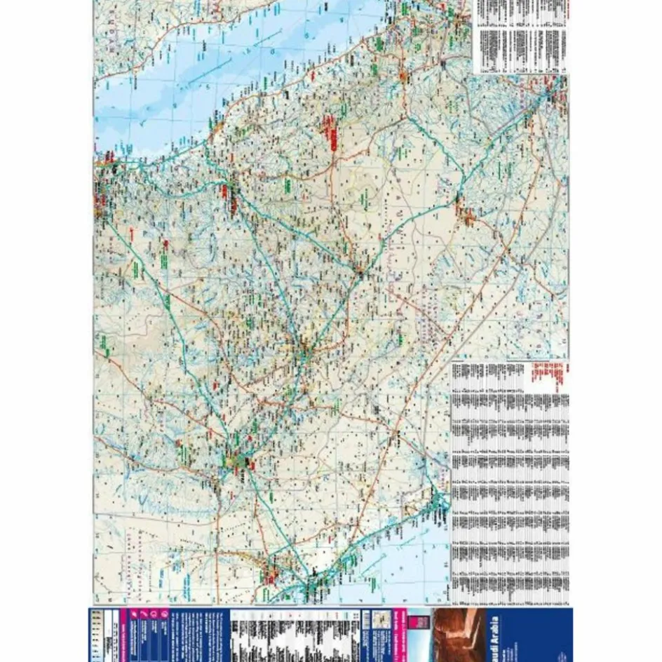 New REISE KNOW-HOW LANDKARTE SAUDI-ARABIEN / SAUDI ARABIA - Karte Straßenkarten|Straßenkarten