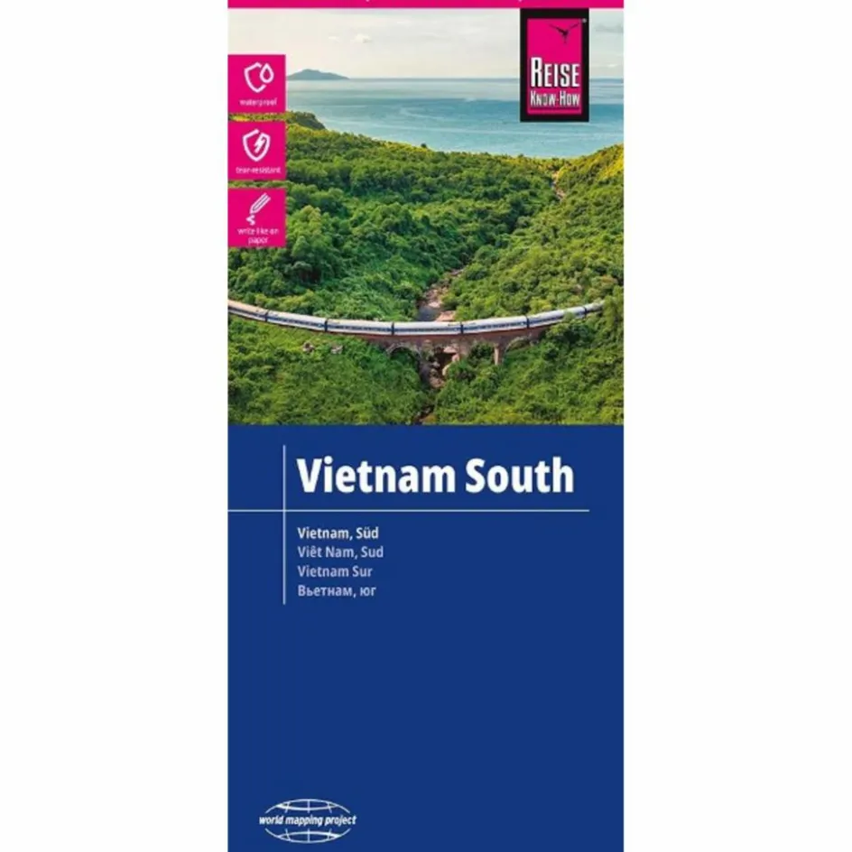 Sale REISE KNOW-HOW LANDKARTE VIETNAM SÜD (1:600.000) - Straßenkarte Straßenkarten|Straßenkarten