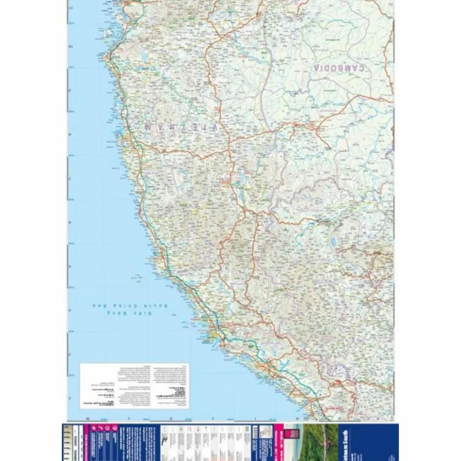 Sale REISE KNOW-HOW LANDKARTE VIETNAM SÜD (1:600.000) - Straßenkarte Straßenkarten|Straßenkarten