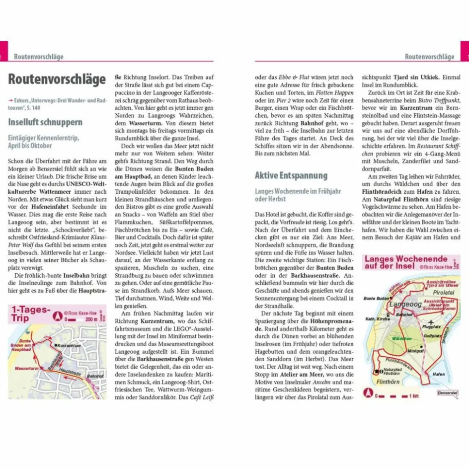 Best REISE KNOW-HOW REISEFÜHRER LANGEOOG Reiseführer Deutschland