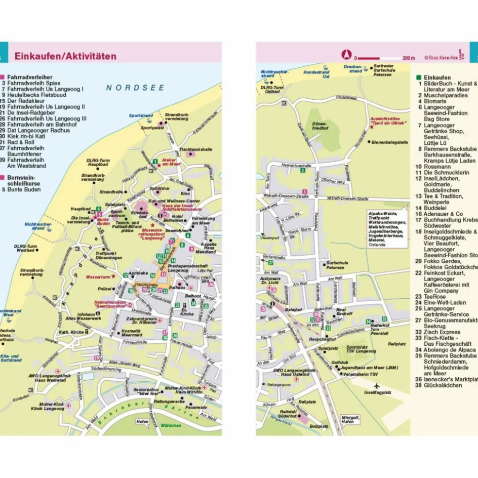 Best REISE KNOW-HOW REISEFÜHRER LANGEOOG Reiseführer Deutschland