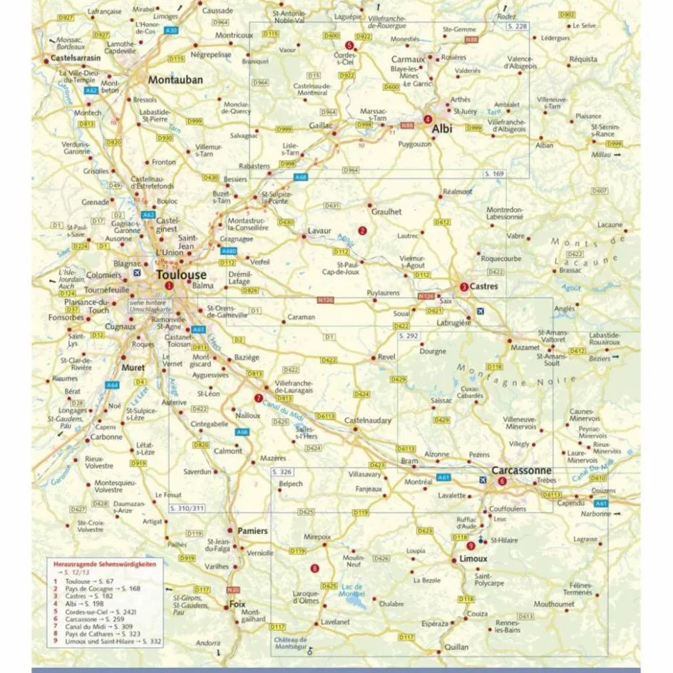 Reiseführer Westeuropa^REISEFÜHRER TOULOUSE, ALBI,CARCASSONNE