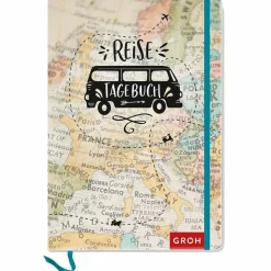 Best REISETAGEBUCH (LANDKARTE) - Notizbuch Schreibwaren