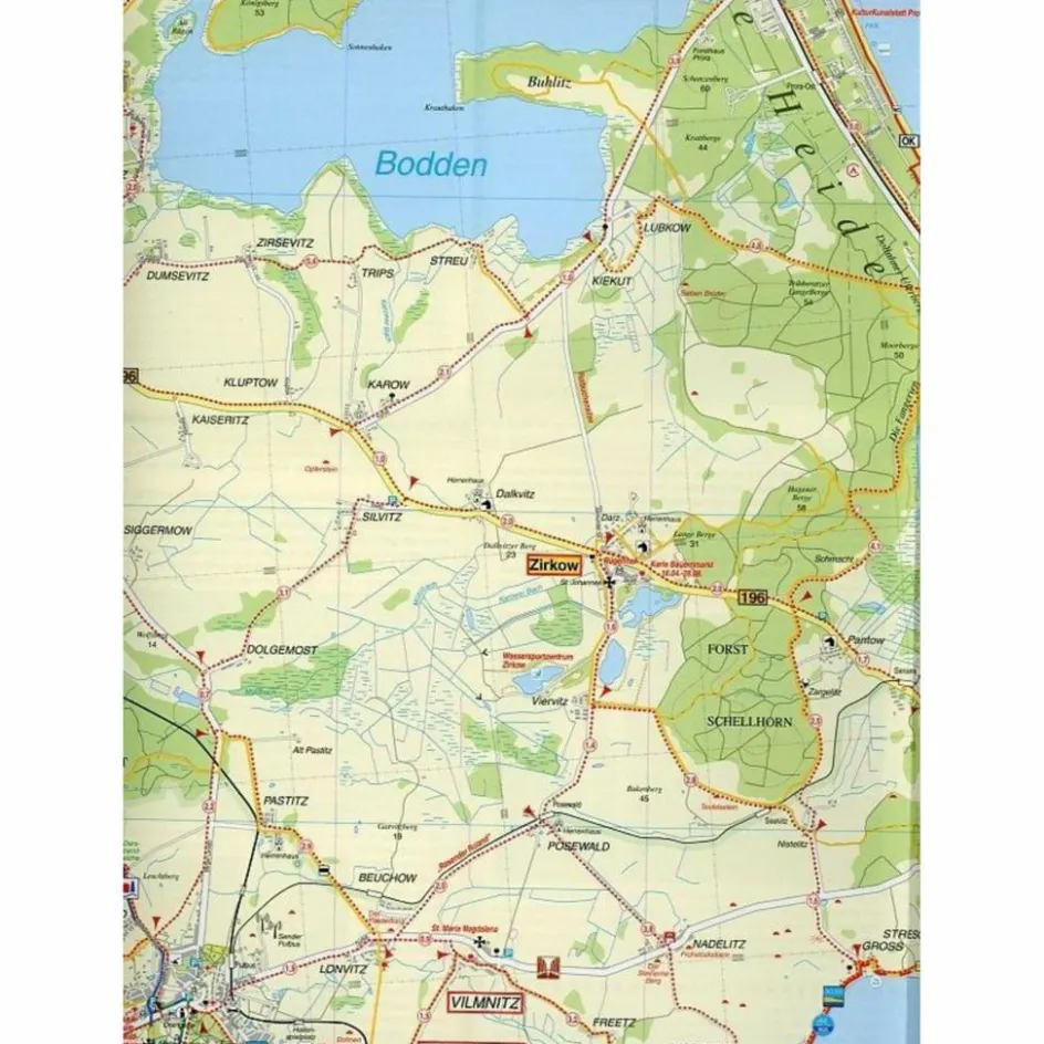 Discount RÜGEN, BERGEN, GÖHREN, BAABE, BINZ, SELL - Wanderkarte Fahrradkarten|Wanderkarten Und Winterkarten