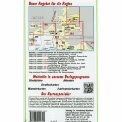 Fahrradkarten|Wanderkarten Und Winterkarten^RÜGEN, KAP ARKONA, SASSNITZ, HALBINSEL J - Wanderkarte